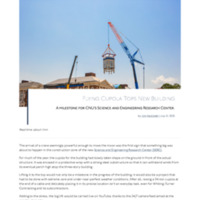 2.58 Newsroom: Flying Cupola Tops New Building