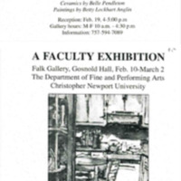 3.13 D-1 Postcard: A Faculty Exhibition