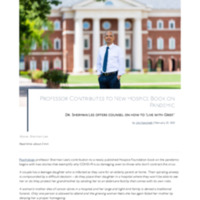 3.35 B Newsroom: Professor Contributes to New Hospice Book on Pandemic