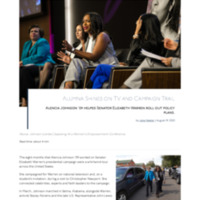 3.15 A Newsroom: Alumna Shines on TV and Campaign Trail