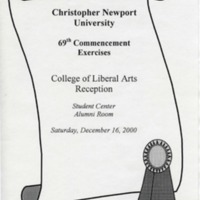 1.8 A-5 69th Commencement Exercises, College of Liberal Arts Reception