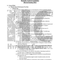 5.3 G-3 Hypnotic Control Constitutions and By-Laws