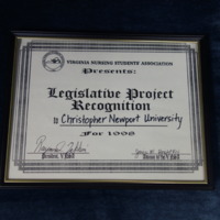 3.32 A Legislative Project Recognition