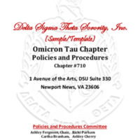 5.2 C-3 Delta Sigma Theta Sorority Chapter Policies and Procedures<br />
