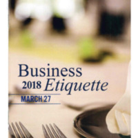 3.54 B Business Etiquette 2018