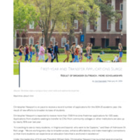 2.1 J Newsroom: First-year and Transfer Applications Surge