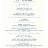 1.9 ZH 2024 Annual Scholarship Luncheon Event Programs