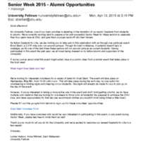 1.8 A-10 Senior Week 2015 - Alumni Opportunities