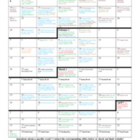 2.33 G-1 Sophomore Calendar Spring 2017