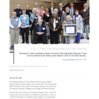 1.07 Newsroom: CNC&#039;s First Decaders and Why We Matter