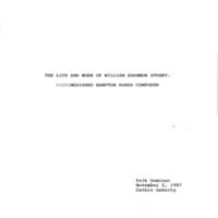 6.1 The Life and Work of William Shannon Stoney: Distinguished Hampton Roads Composer