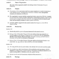 5.3 B-3 Biology Club Constitutions and By-Laws