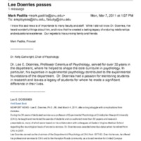 4.11 Email: Lee Doerries Passes