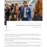 2.55 B Newsroom: Students Share the Power of Research