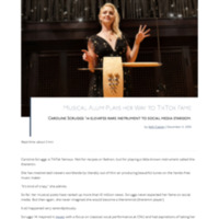 3.31 G Newsroom: Musical Alum Plays Her Way to TikTok Fame