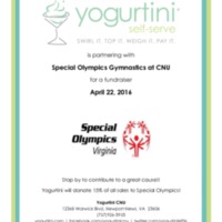 2.33 G-1 specolympics yogurtini 2016
