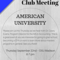 2.33 G-1 Accounting Club Meeting 09222016