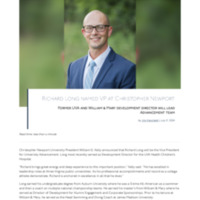 2.2 H Newsroom: Richard Long Named VP at Christopher Newport