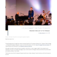 3.38 Newsroom: Life is a Cabaret for Music Students