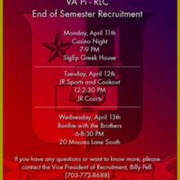 2.33 G-1 SigEp End of Semester Recruitment 2016