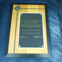 1.12 E Alexander Brown Plaque