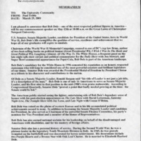 1.8 A-3 Commencement Speaker, March 29, 2001