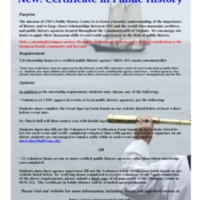 2.33 G-1 Cert in Public History 2016