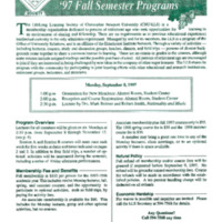 3.18 D-1 LifeLong Learning Society Registration Brochure, Fall 1997