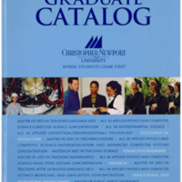 3.18 A-1 1999-2000 Christopher Newport University Graduate Catalog