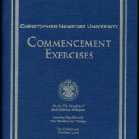 1.8 A-1 Program of Commencement Exercises, May 11, 2013