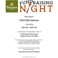 2.33 G-1 Delta Gamma Panera Fundraiser 112016