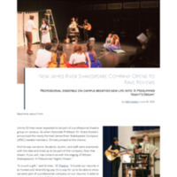 3.38 F Newsroom: New James River Shakespeare Company Opens to Rave Reviews