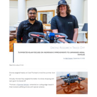 2.55 D Newsroom: Drone Research Takes Off