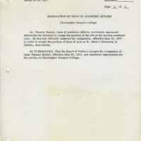 1.2 Board of Visitors, Resolutions, March 18-19, 1977 