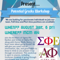 2.33 G-1 Potential Greek Workshop fall 2016