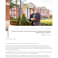 5.1 F-1 Newsroom: Dr. Kip Redick &#039;88 on Nature and Philosophy
