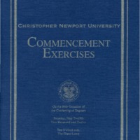 1.8 A-1 Program of Commencement Exercises, May 12, 2012