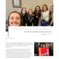 3.11 Newsroom: Leadership Students Rise to Top at Competition 