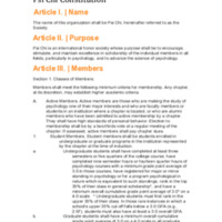 5.2 D-10 Psi Chi Constitutions and By-Laws