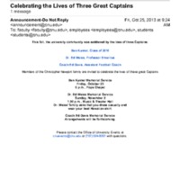 5.7 Celebrating the Lives of Three Great Captains