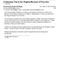 3.23 D A Saturday Trip to the Virginia Museum of Fine Arts