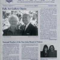 5.1 A-1 Summer 1989 CNC News: For Alumni and Friends of Christopher Newport College