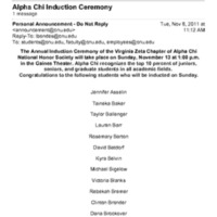 5.2 O Alpha Chi Induction Ceremony