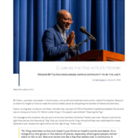 1.9 D-3 Newsroom: Clearing the Fog in MLK's Memory