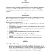 5.2 B-7 Pi Lambda Phi Constitutions and By-Laws