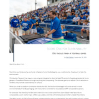 2.57 Newsroom: Score One For Sustainability