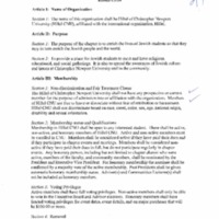 5.3 ZZZW Constitution of the Hillel of Christopher Newport University