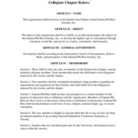 5.2 A-5 Gamma Phi Beta Constitutions and By-Laws
