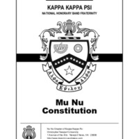 5.2 E-8 Kappa Kappa Psi Constitutions and By-Laws