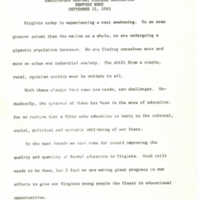 1.7 E Remarks by Lieutenant Governor Mills E. Godwin, Jr. Christopher Newport Dedication 